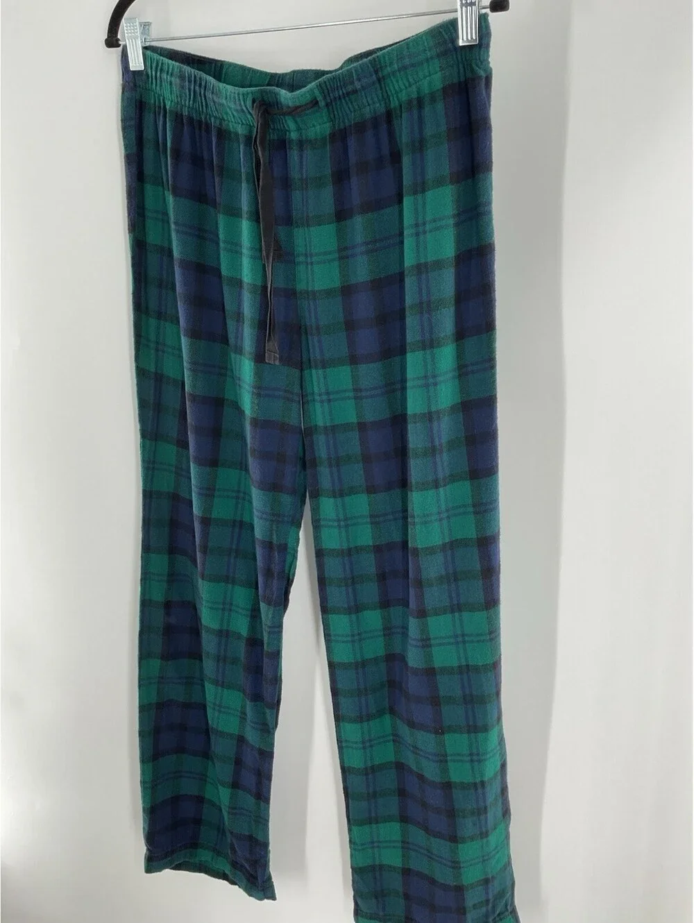 Old Navy Medium Flannel Pajama Pants Men’s Blue Green 106